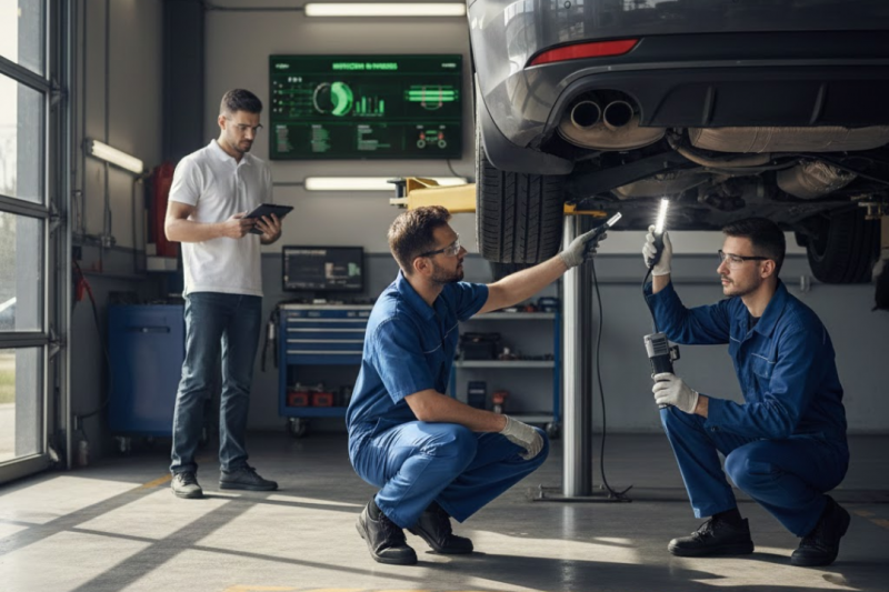 Guardiões da Estrada: A Arte da Inspeção Veicular